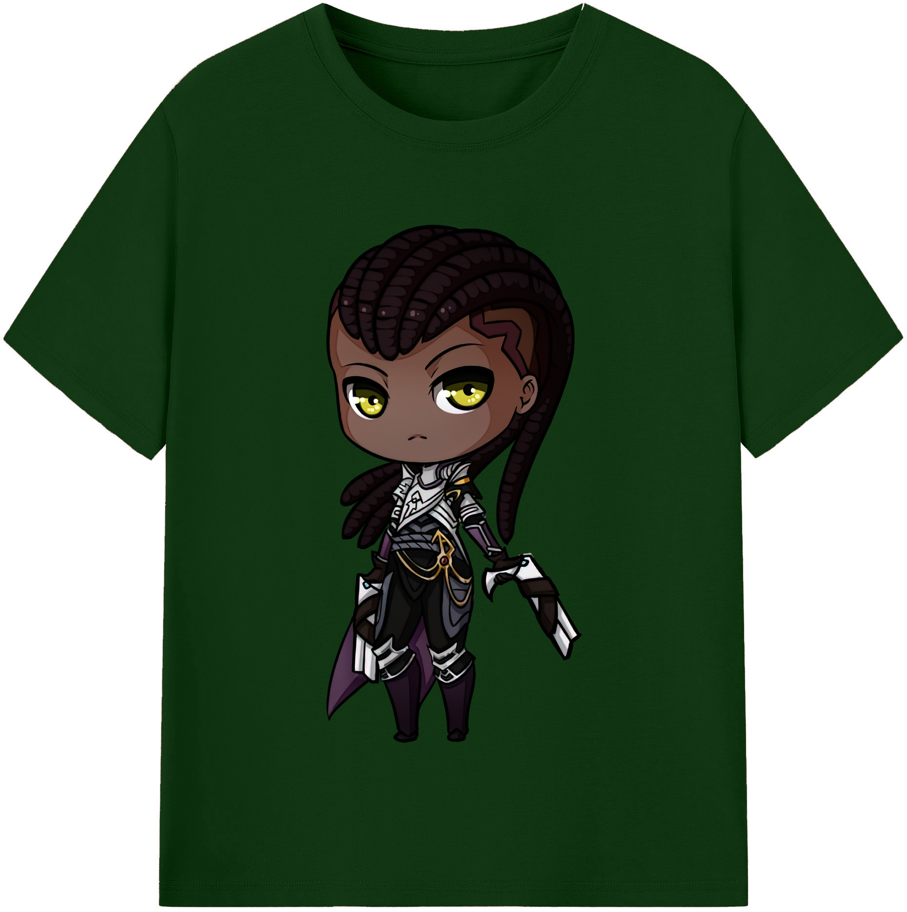 リーグ・オブ・レジェンド League of Legends LOL 綿100％半袖Tシャツ（フロントプリント）
